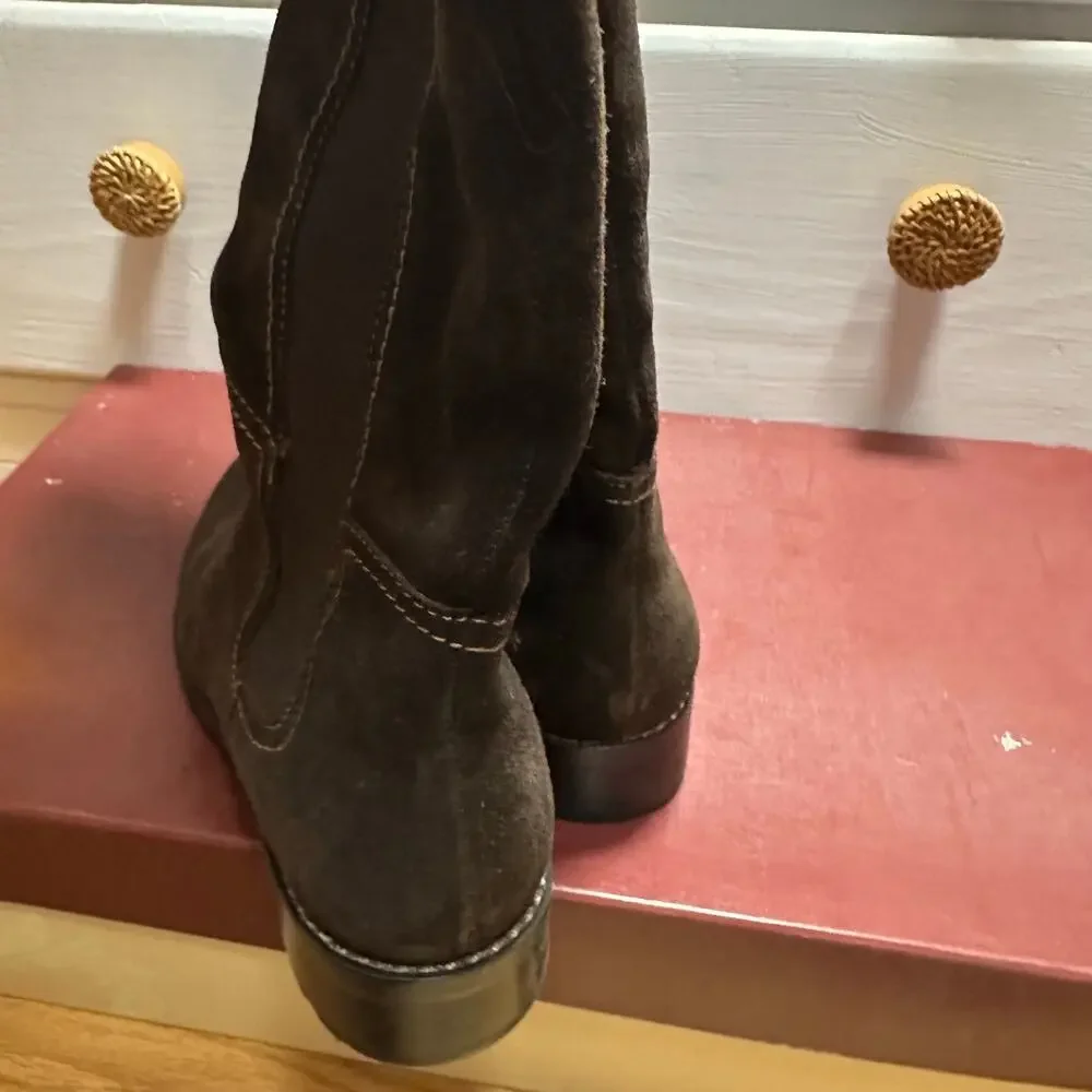 Sofft Balmoral Kenya Brown Suede Boots Size 8.5